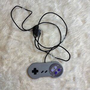 Unofficial Super Nintendo NES (SNES) Classic Gray Replacement Gaming Controller